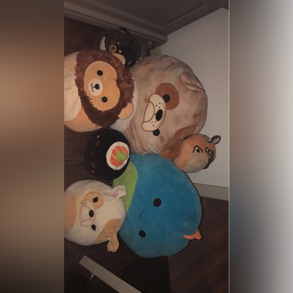 Set of squishmallows (great deal!)comes with 4 small squishys and 3 bigger ones